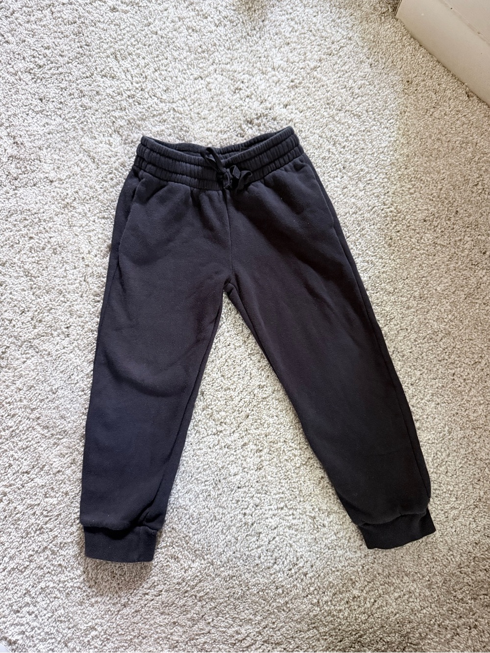 H&M Black Kids Sweatpants with Drawstring